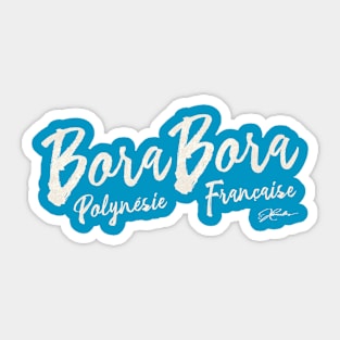 Bora Bora, French Polynesia, Leeward Islands Sticker